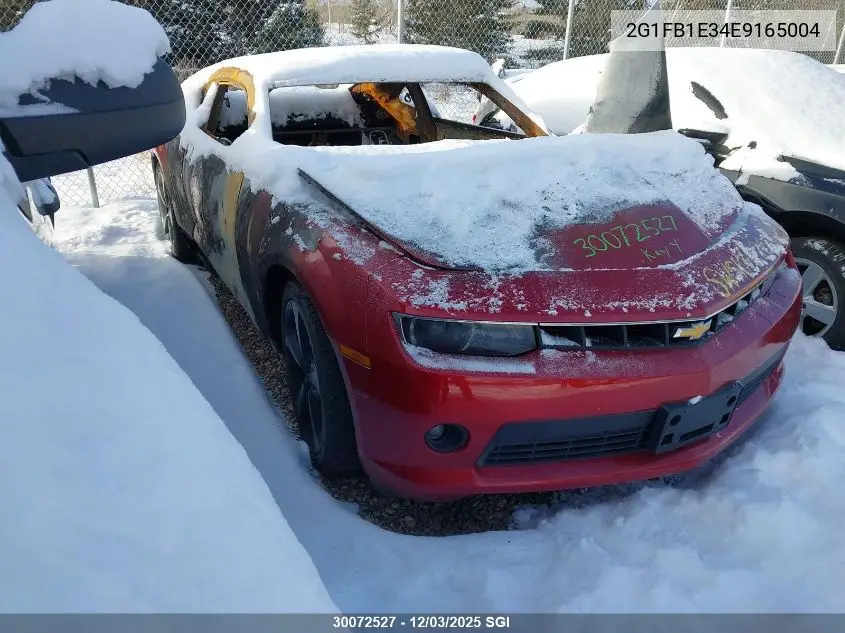 2G1FB1E34E9165004 2014 Chevrolet Camaro Lt