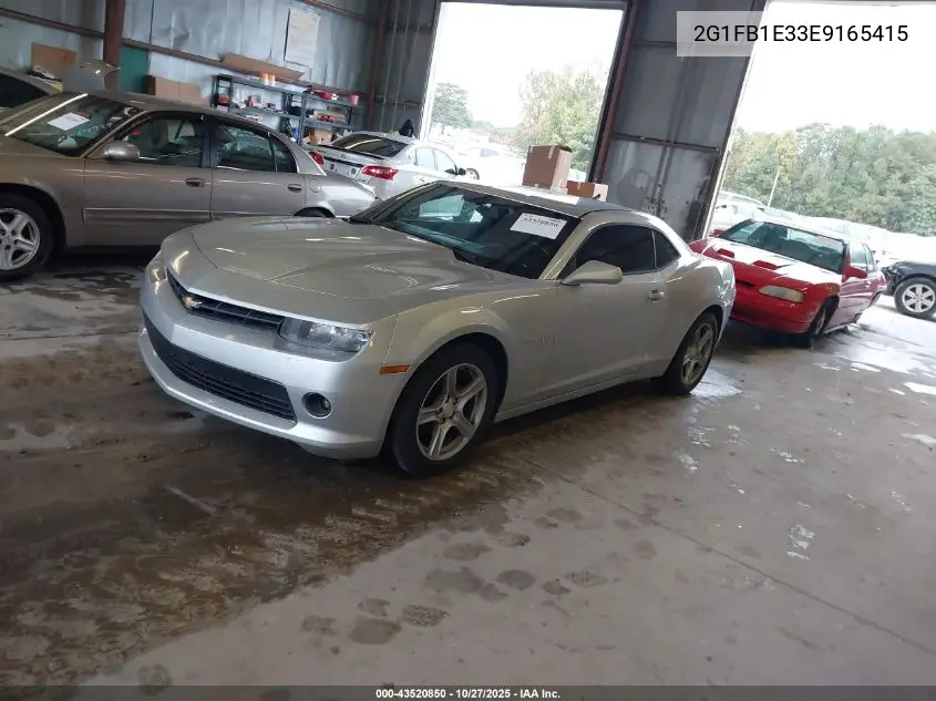 2G1FB1E33E9165415 2014 Chevrolet Camaro 1Lt
