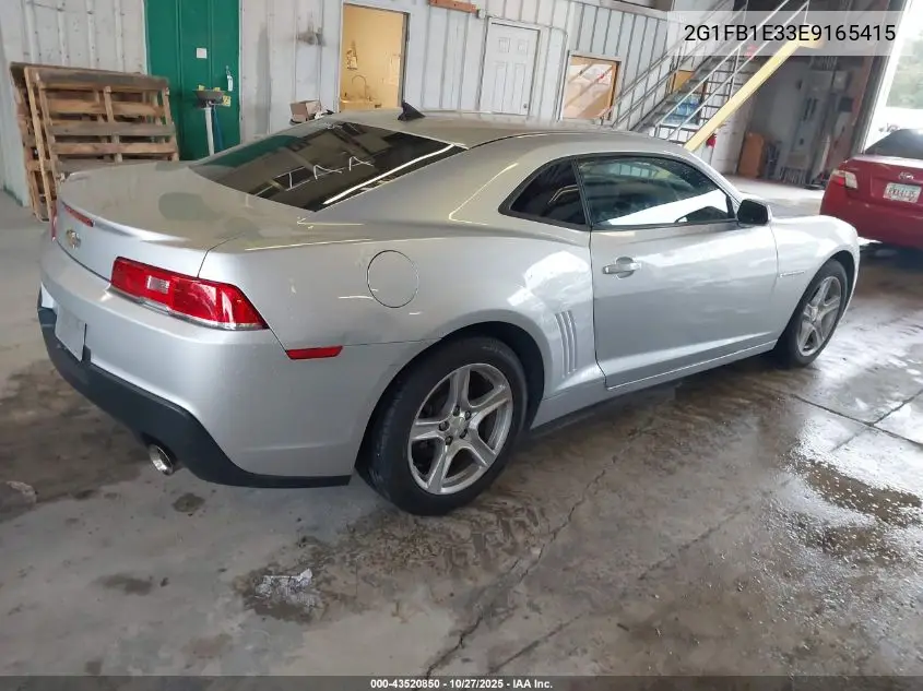 2G1FB1E33E9165415 2014 Chevrolet Camaro 1Lt