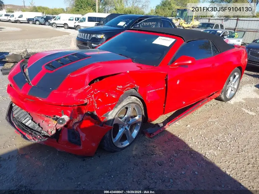 2G1FK3DJ5F9104130 2015 Chevrolet Camaro 2Ss