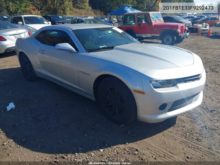 2G1FB1E33F9292473 2015 Chevrolet Camaro 2Ls