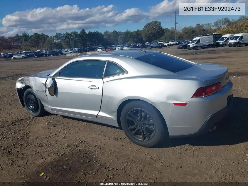 2G1FB1E33F9292473 2015 Chevrolet Camaro 2Ls
