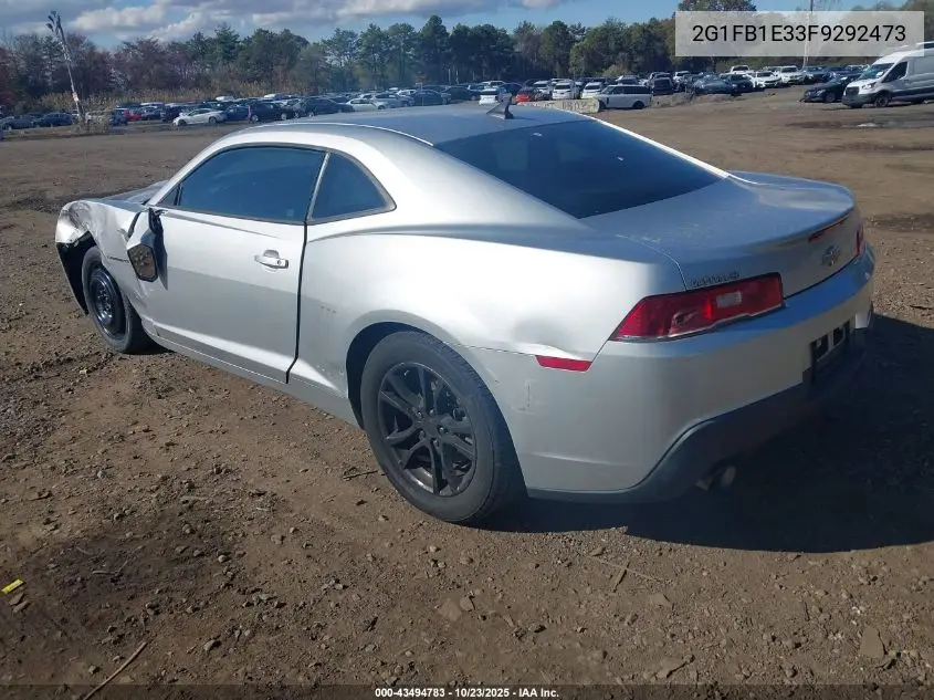 2G1FB1E33F9292473 2015 Chevrolet Camaro 2Ls