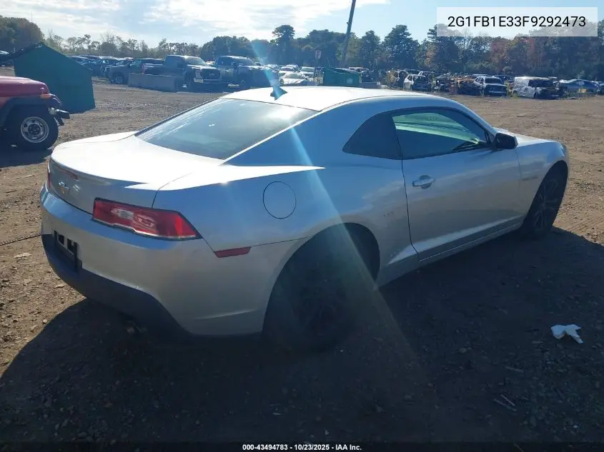 2G1FB1E33F9292473 2015 Chevrolet Camaro 2Ls