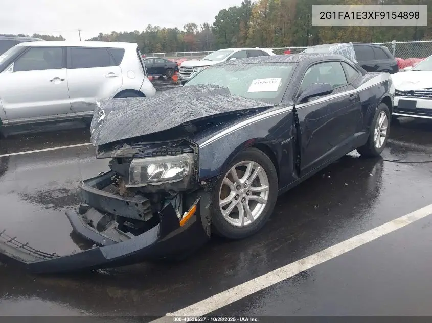 2G1FA1E3XF9154898 2015 Chevrolet Camaro 1Ls