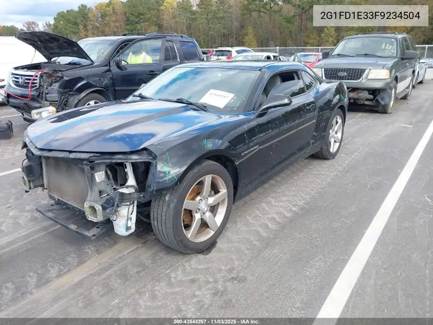 2G1FD1E33F9234504 2015 Chevrolet Camaro 1Lt
