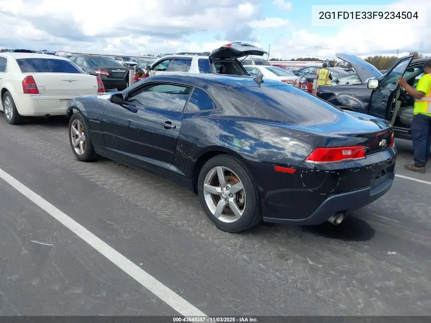 2G1FD1E33F9234504 2015 Chevrolet Camaro 1Lt