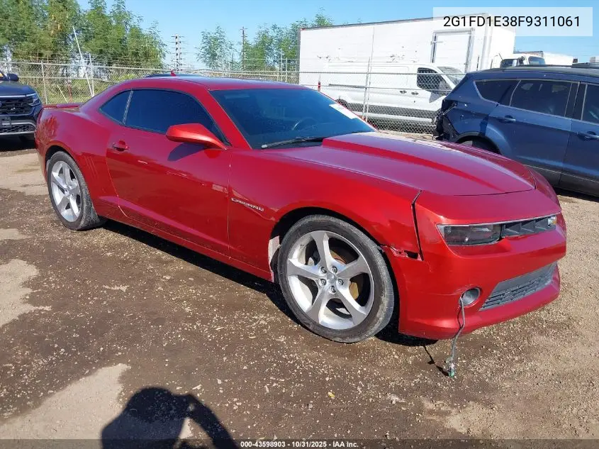 2G1FD1E38F9311061 2015 Chevrolet Camaro 1Lt