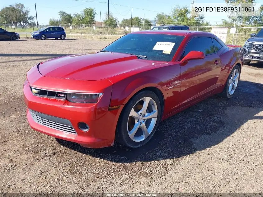 2G1FD1E38F9311061 2015 Chevrolet Camaro 1Lt