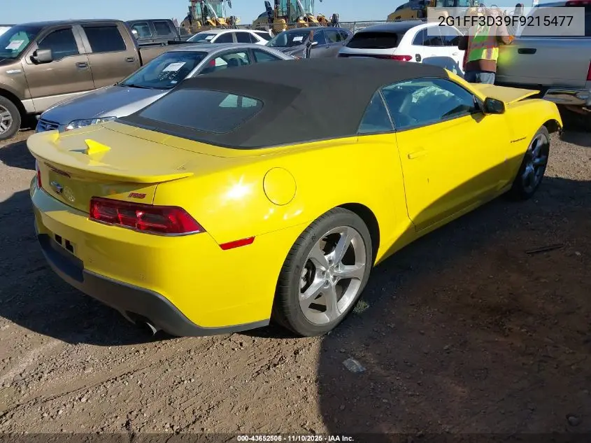 2G1FF3D39F9215477 2015 Chevrolet Camaro 2Lt