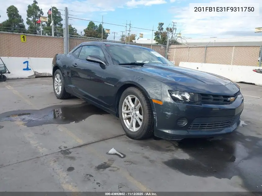 2G1FB1E31F9311750 2015 Chevrolet Camaro 2Ls