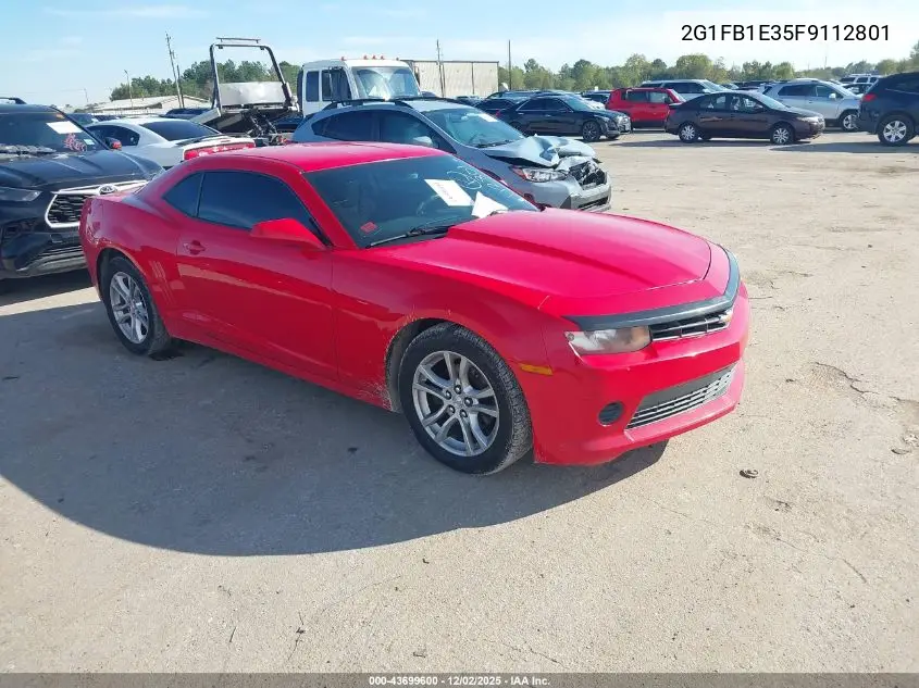 2G1FB1E35F9112801 2015 Chevrolet Camaro 2Ls