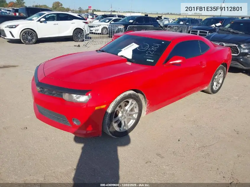 2G1FB1E35F9112801 2015 Chevrolet Camaro 2Ls