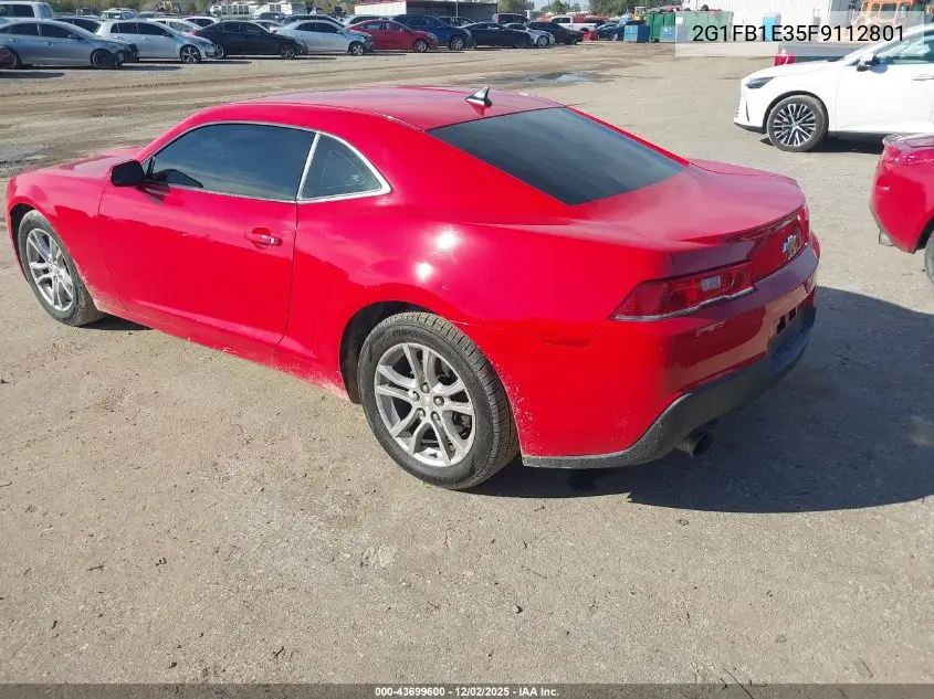 2G1FB1E35F9112801 2015 Chevrolet Camaro 2Ls