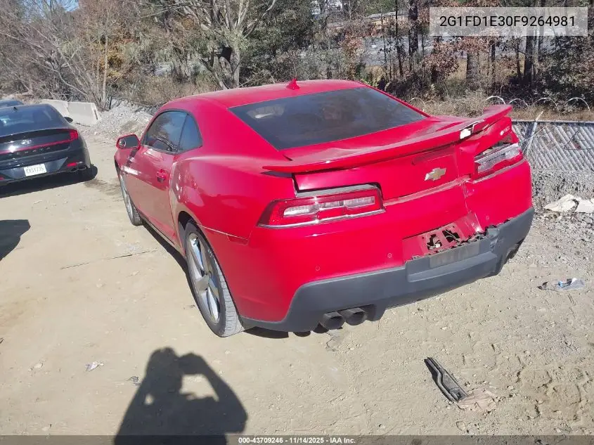 2G1FD1E30F9264981 2015 Chevrolet Camaro 1Lt