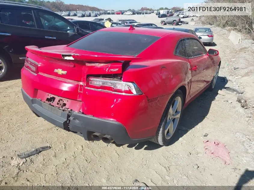2G1FD1E30F9264981 2015 Chevrolet Camaro 1Lt