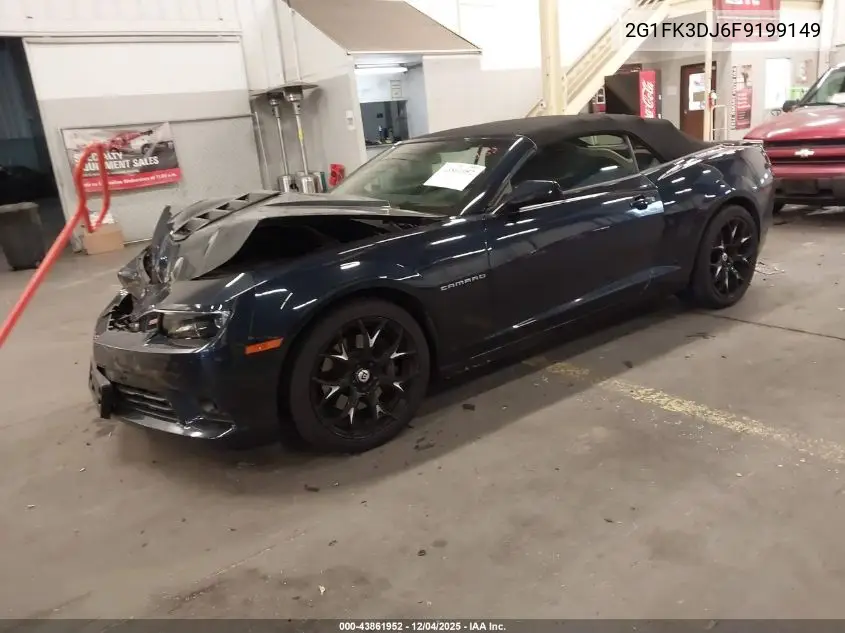 2G1FK3DJ6F9199149 2015 Chevrolet Camaro 2Ss