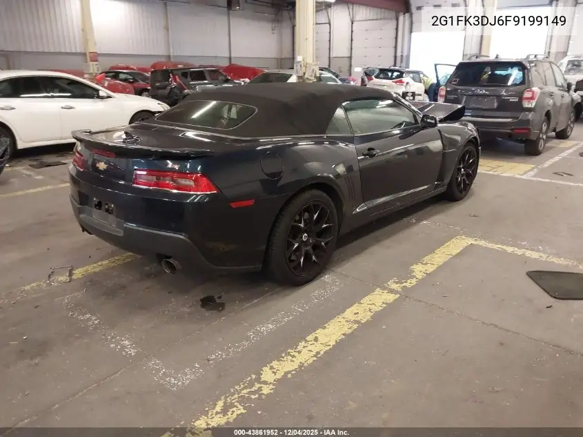 2G1FK3DJ6F9199149 2015 Chevrolet Camaro 2Ss