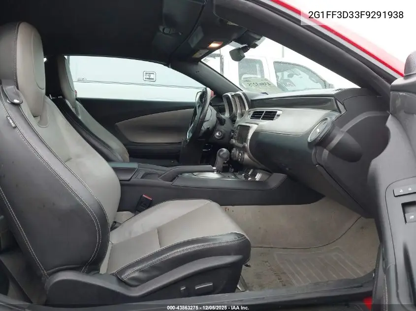 2G1FF3D33F9291938 2015 Chevrolet Camaro 2Lt