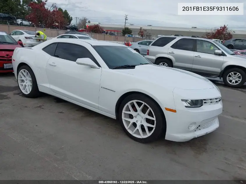 2G1FB1E35F9311606 2015 Chevrolet Camaro 2Ls
