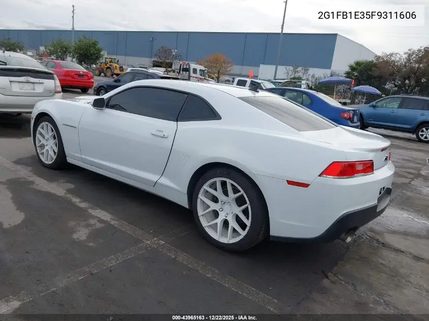 2G1FB1E35F9311606 2015 Chevrolet Camaro 2Ls