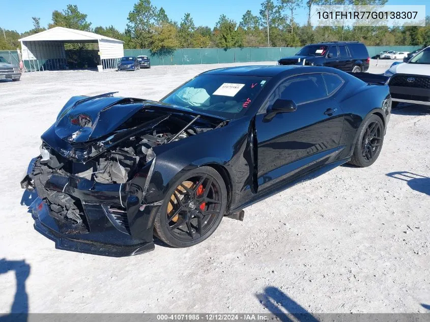 2016 Chevrolet Camaro 2Ss VIN: 1G1FH1R77G0138307 Lot: 41071985