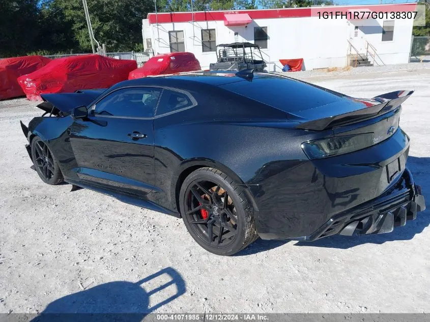 2016 Chevrolet Camaro 2Ss VIN: 1G1FH1R77G0138307 Lot: 41071985