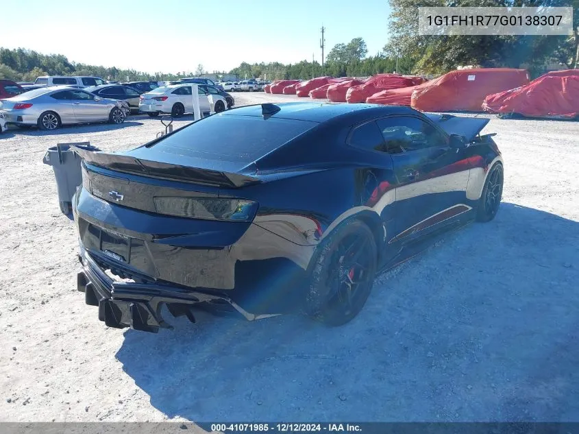 2016 Chevrolet Camaro 2Ss VIN: 1G1FH1R77G0138307 Lot: 41071985