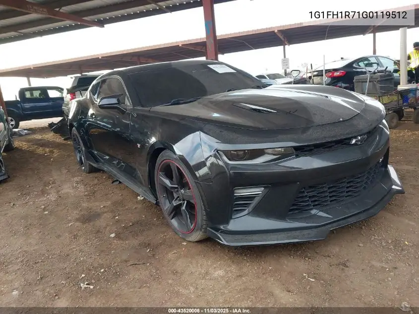1G1FH1R71G0119512 2016 Chevrolet Camaro 2Ss