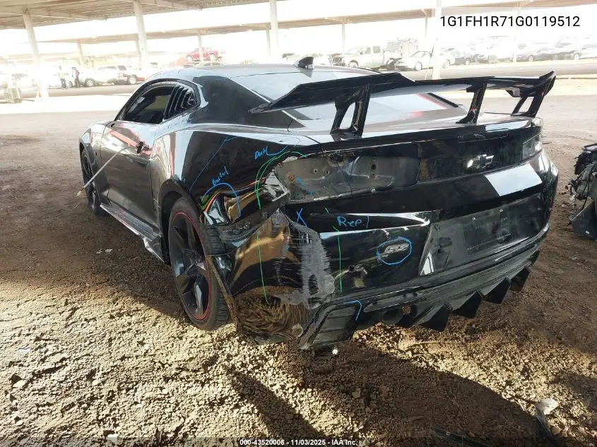 1G1FH1R71G0119512 2016 Chevrolet Camaro 2Ss