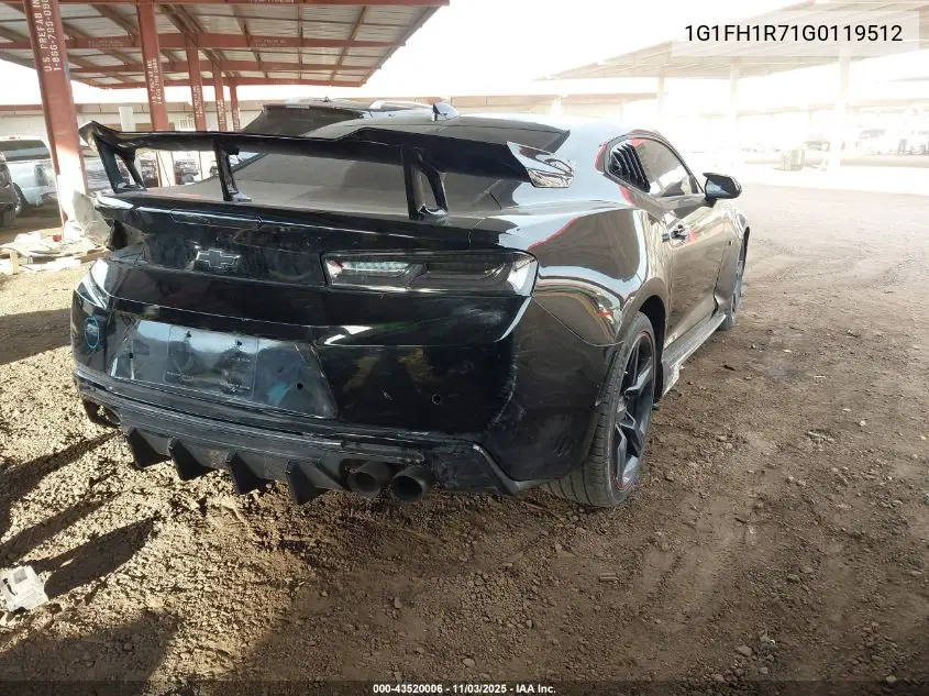1G1FH1R71G0119512 2016 Chevrolet Camaro 2Ss