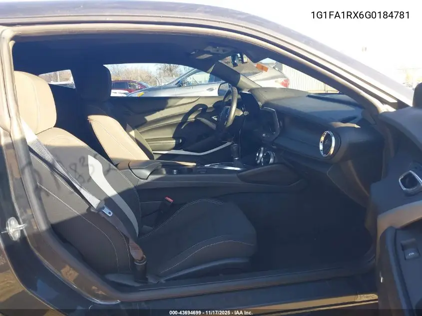 1G1FA1RX6G0184781 2016 Chevrolet Camaro 1Lt