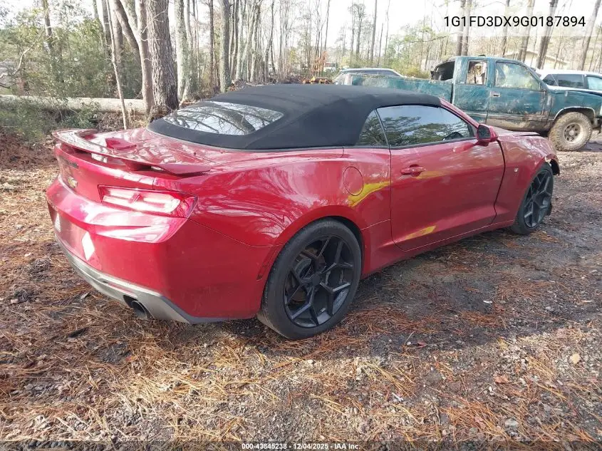 1G1FD3DX9G0187894 2016 Chevrolet Camaro 2Lt