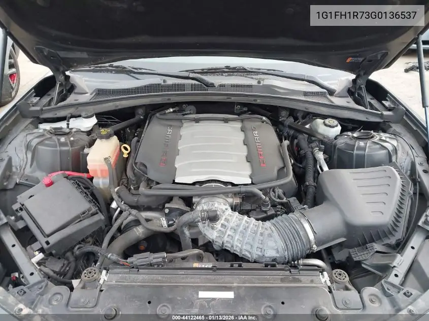 1G1FH1R73G0136537 2016 Chevrolet Camaro 2Ss