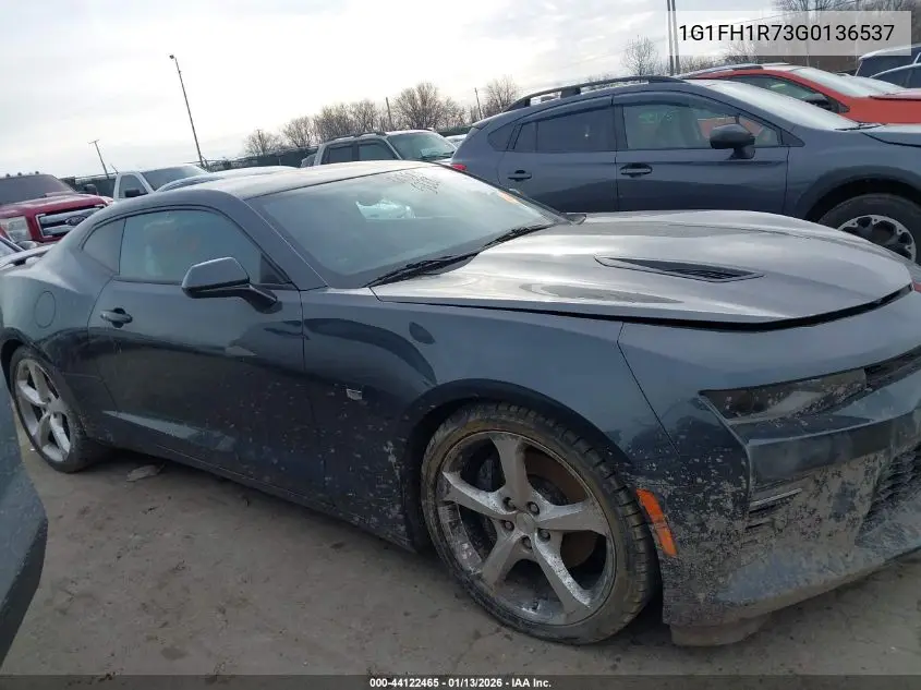 1G1FH1R73G0136537 2016 Chevrolet Camaro 2Ss