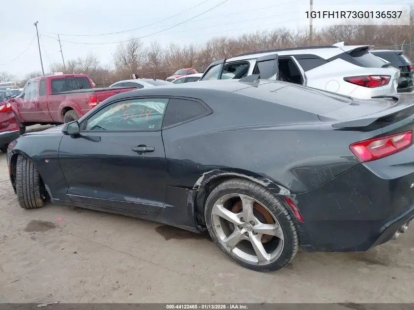 1G1FH1R73G0136537 2016 Chevrolet Camaro 2Ss
