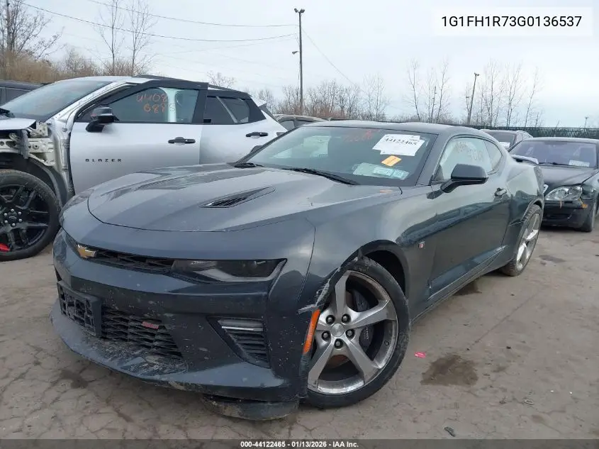 1G1FH1R73G0136537 2016 Chevrolet Camaro 2Ss
