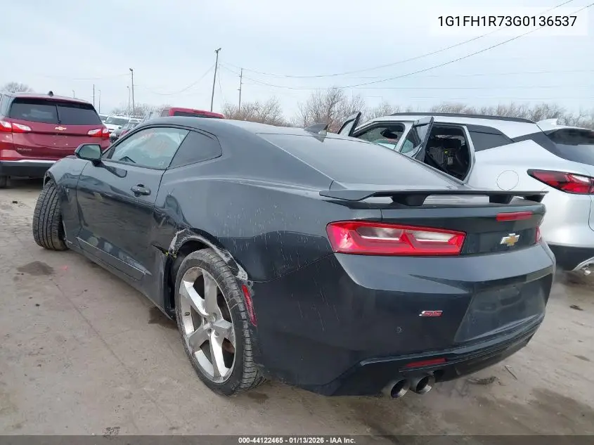 1G1FH1R73G0136537 2016 Chevrolet Camaro 2Ss