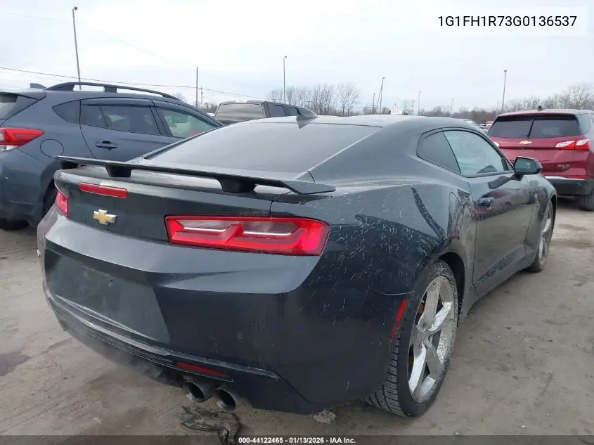 1G1FH1R73G0136537 2016 Chevrolet Camaro 2Ss