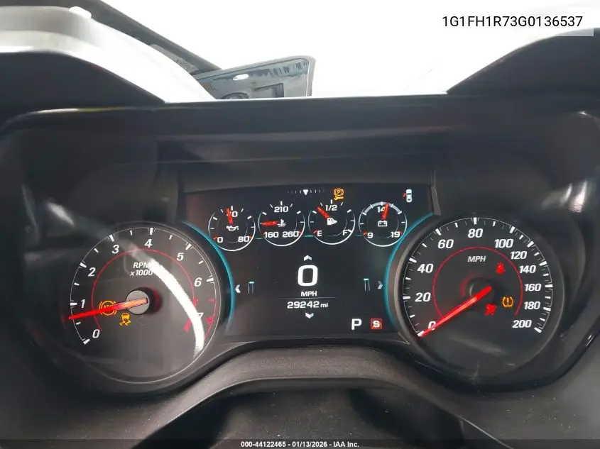1G1FH1R73G0136537 2016 Chevrolet Camaro 2Ss