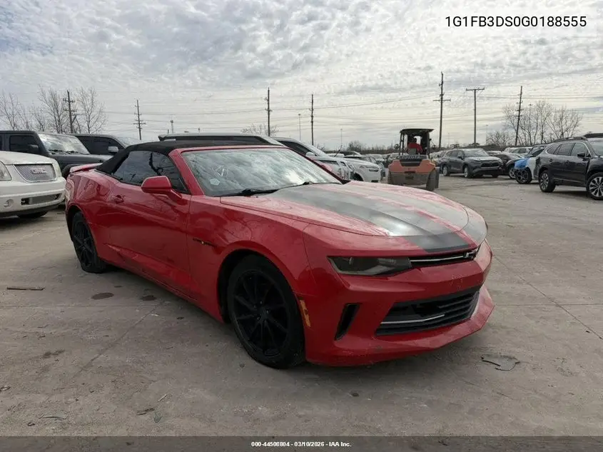 1G1FB3DS0G0188555 2016 Chevrolet Camaro 1Lt
