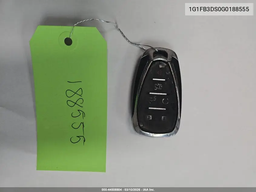1G1FB3DS0G0188555 2016 Chevrolet Camaro 1Lt