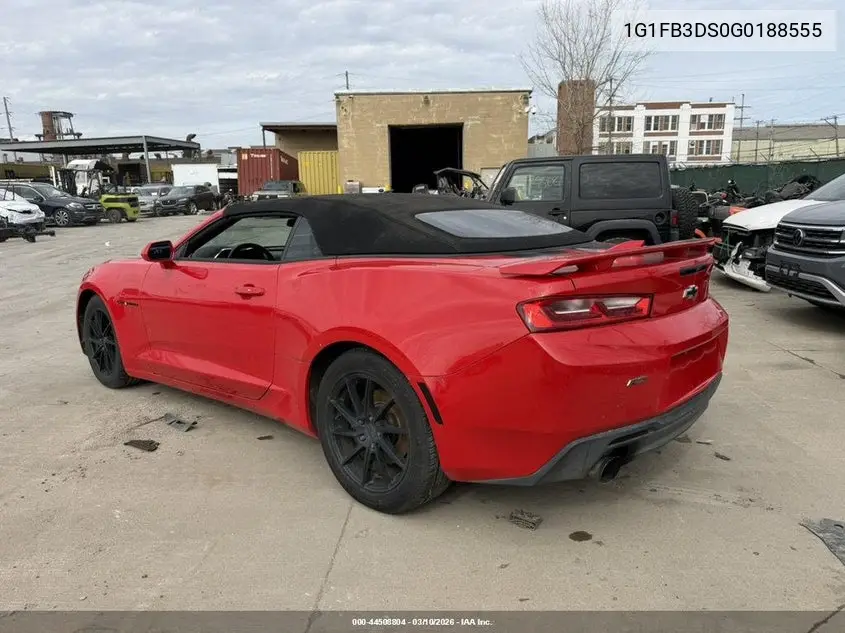 1G1FB3DS0G0188555 2016 Chevrolet Camaro 1Lt