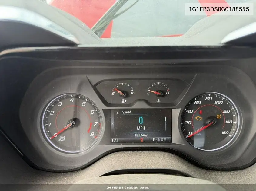 1G1FB3DS0G0188555 2016 Chevrolet Camaro 1Lt
