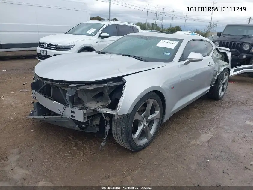 1G1FB1RS6H0111249 2017 Chevrolet Camaro 1Lt
