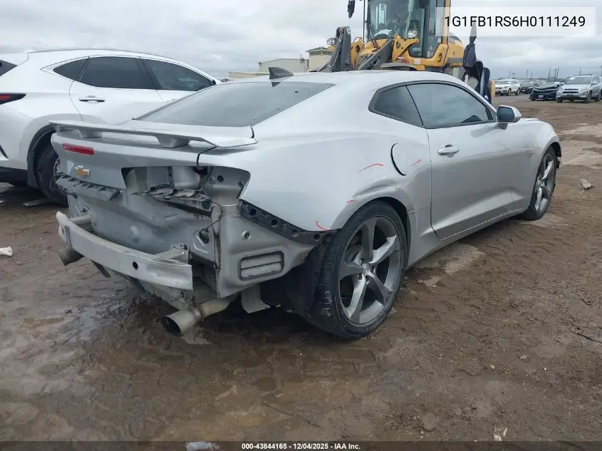 1G1FB1RS6H0111249 2017 Chevrolet Camaro 1Lt