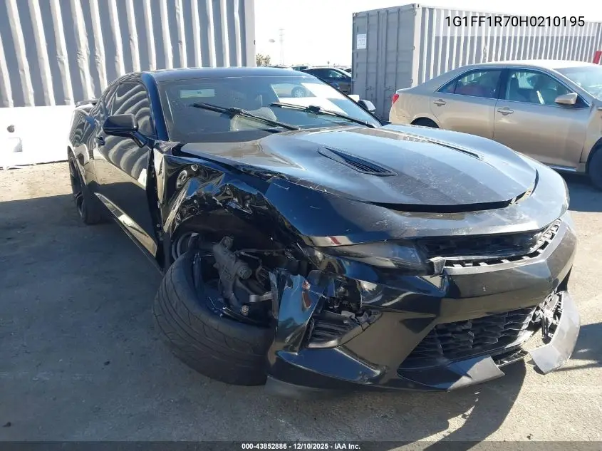 1G1FF1R70H0210195 2017 Chevrolet Camaro 1Ss