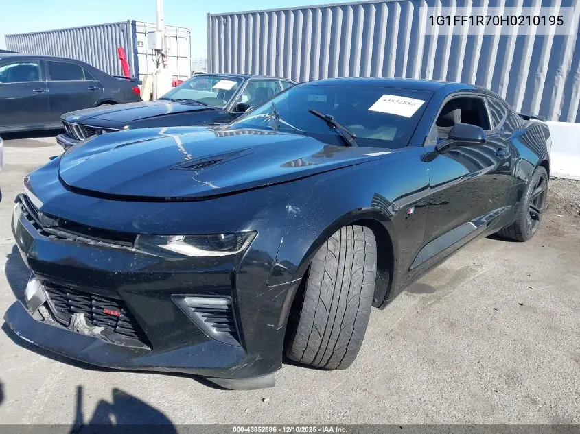 1G1FF1R70H0210195 2017 Chevrolet Camaro 1Ss