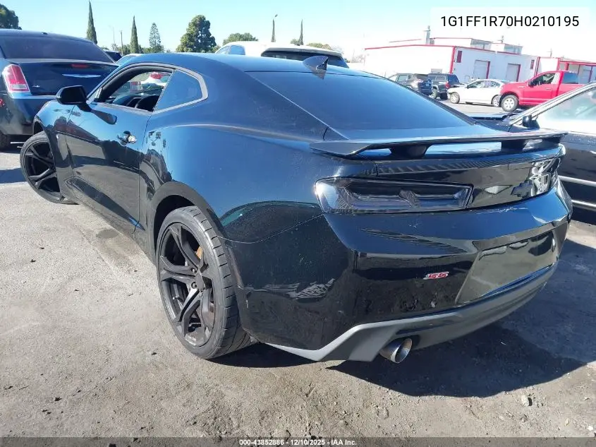 1G1FF1R70H0210195 2017 Chevrolet Camaro 1Ss