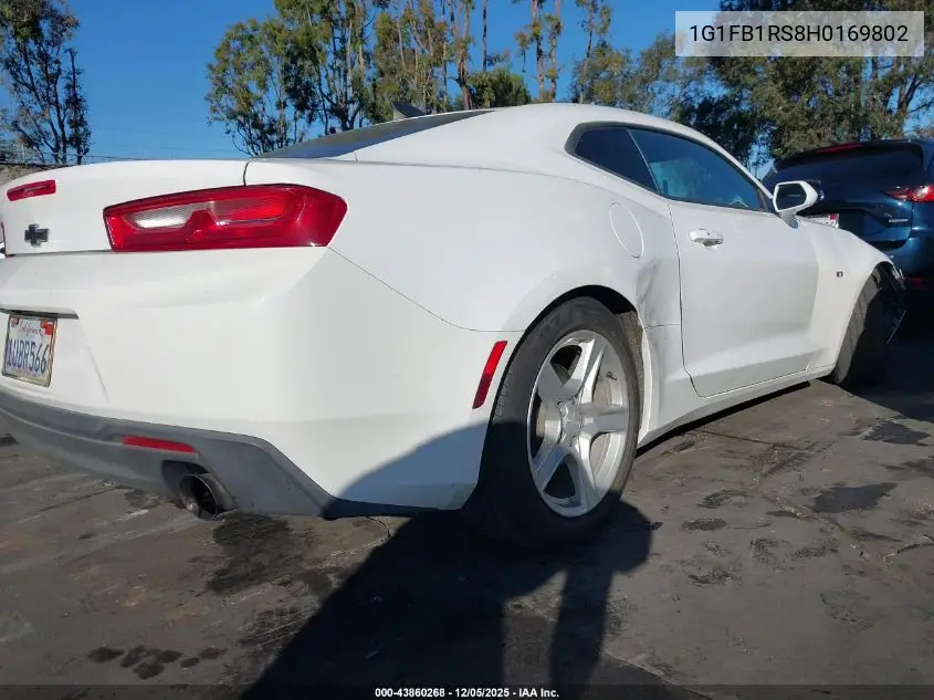 1G1FB1RS8H0169802 2017 Chevrolet Camaro 1Lt